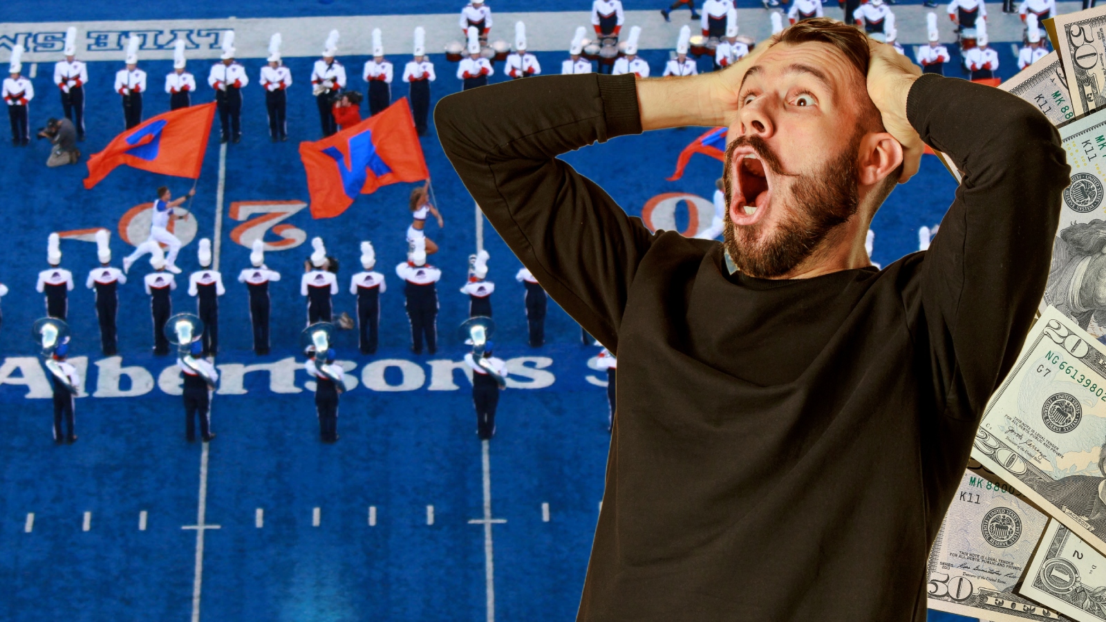 Boise State Sells Blue Football Turf