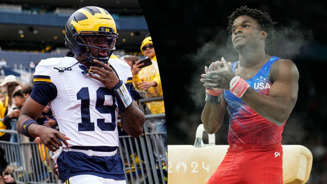 Bryce Underwood Fred Richard Jump Michigan Gymnastics TikTok