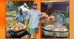 Solo Steelfire 30 Griddle burger night