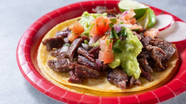 Carne asada taco