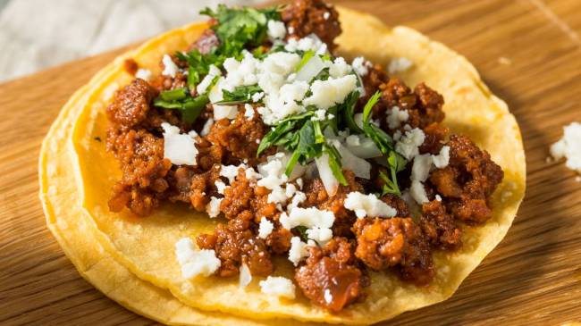 Chorizo taco
