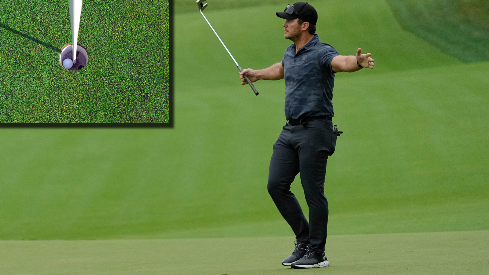 Chris Pratt gets a hole-in-one