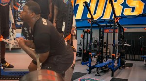 Florida Football Weight Room Upgrade Zercher Squat Technique Benefits Rusty Whitt