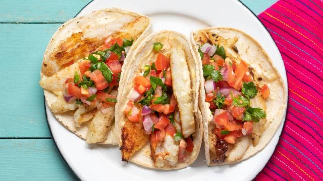 Grilled fish tacos