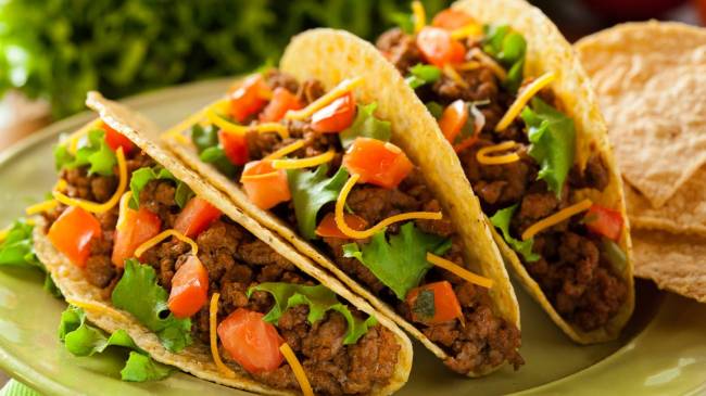 ground beef tacos