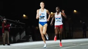 Jane Hedengren Pam Kosgei Track and field rules violation new mexico impede byu