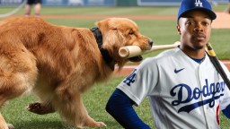 Top Dodgers Prospect Suffers Freak Injury In Near-Collision With Minor League Baseball Bat Dog