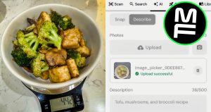 using the MacroFactor AI food logger function