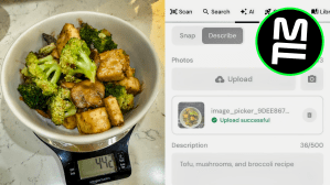using the MacroFactor AI food logger function