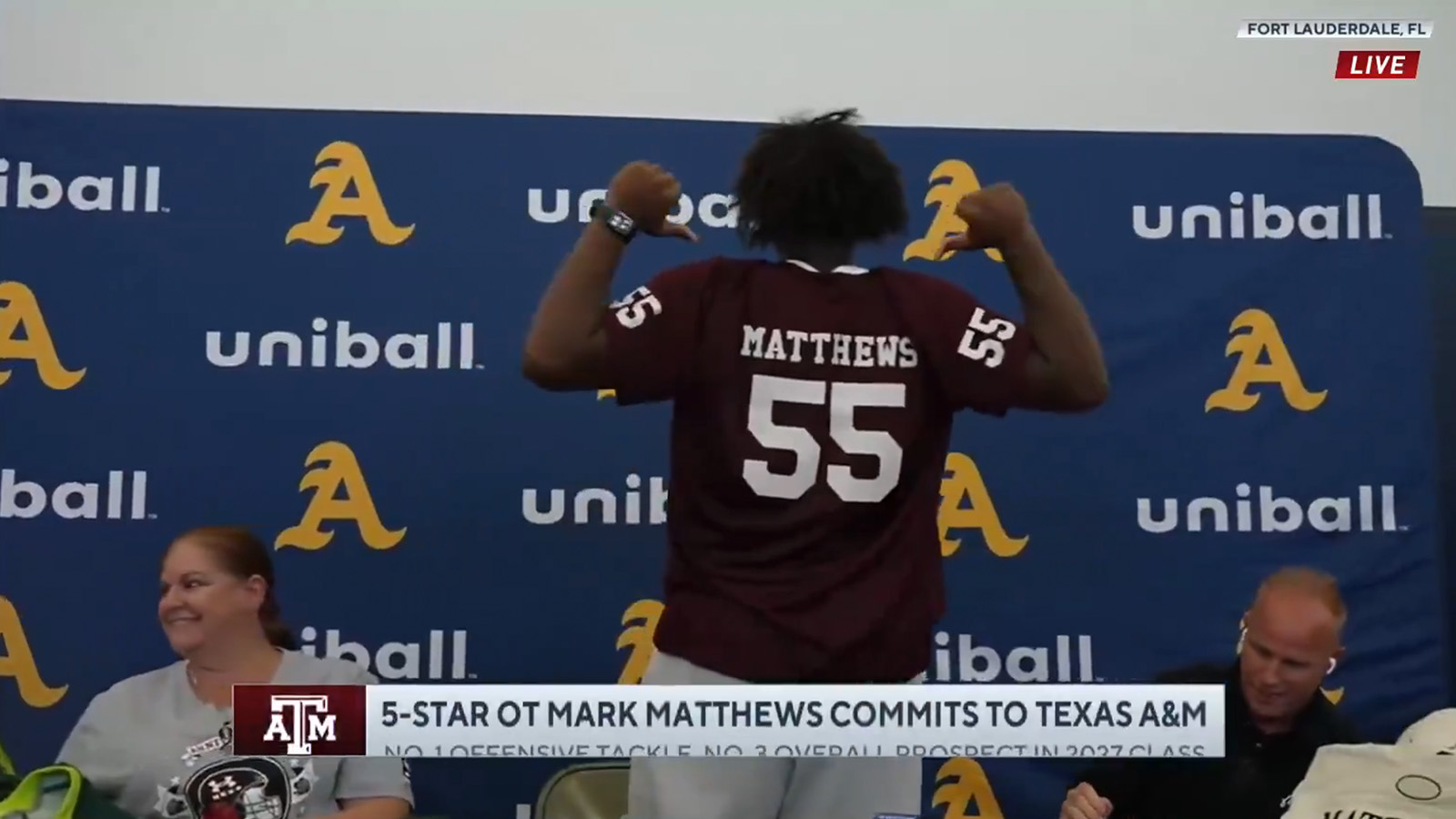 High School Football Star Mocks Own School During Commitment Ceremony High School Football Star Mocks Own School During Commitment Ceremony