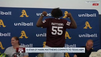 Florida High School Football Star Passionately Rejected His Own School During Chaotic Commitment Ceremony