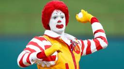Surreal Clip Of Ronald McDonald Belting Out Impressive Rendition Of National Anthem At Baseball Game Goes Viral