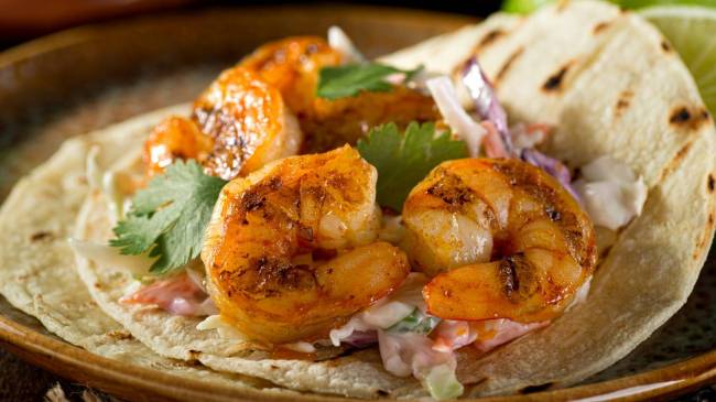 Shrimp taco