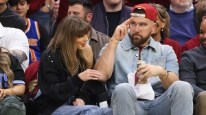 Taylor Swift Travis Kelce Garage Beer NBA