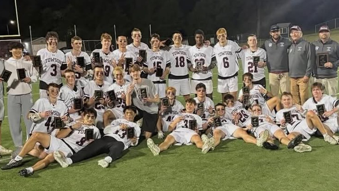 Towson high school lacrosse catonsville flag plant scuffle brawl baltimore county