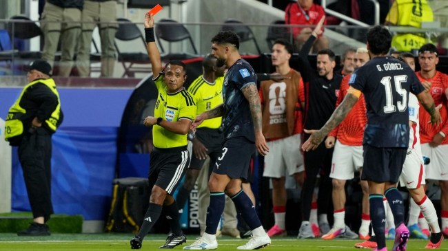 Miguel Almiron Red Card 2026 FIFA World Cup 