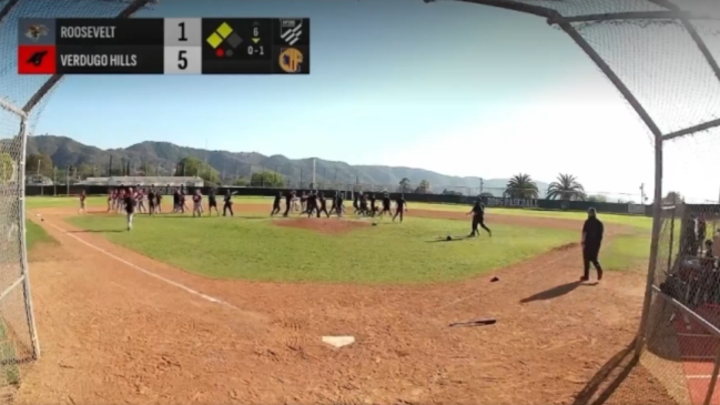 Verdugo Hills-Roosevelt California High School Baseball Playoff Game