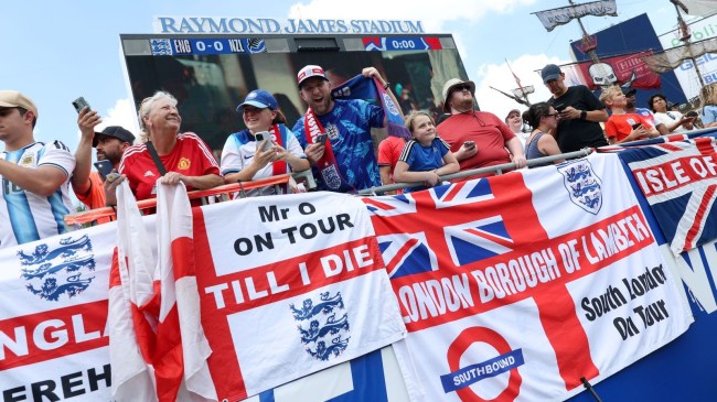 England soccer fans