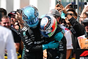 Mercedes Formula 1 Teammates George Russell and Kimi Antonelli