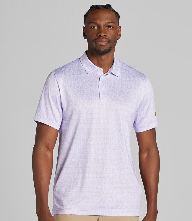 Jack Nicklaus Purple Polo available at Men's Wearhouse