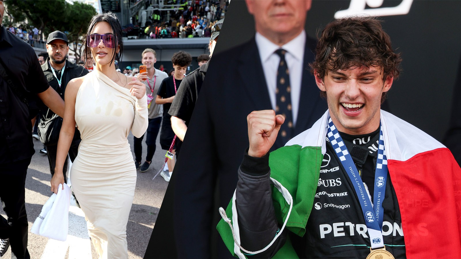 Kimi Antonelli Received A Replacement Towel From Kim Kardashian