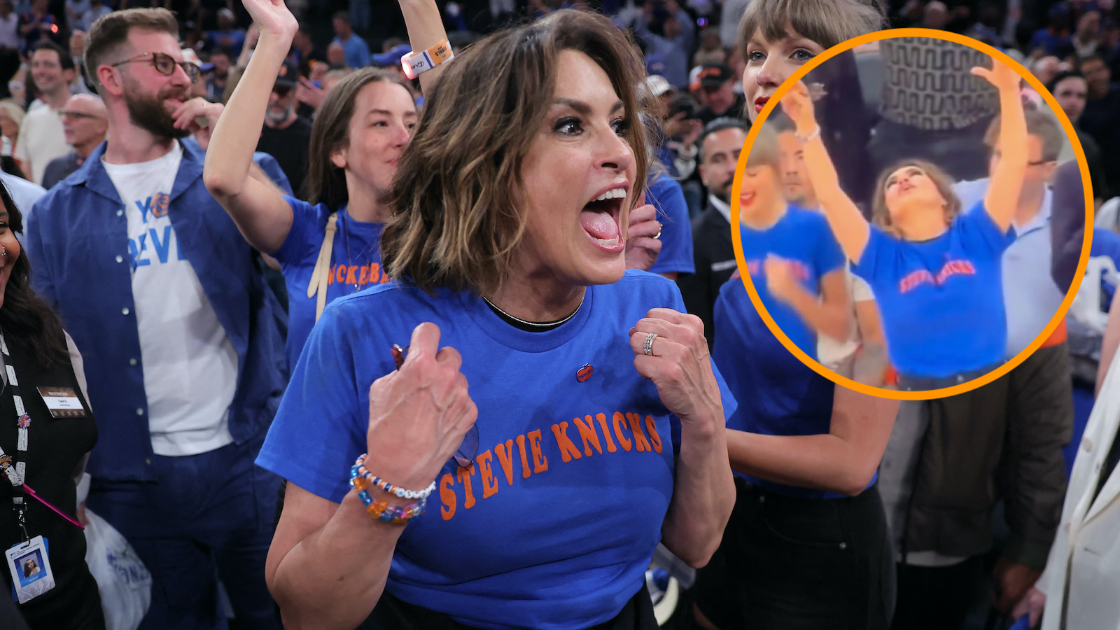 Mariska Hargitay on Knicks' Historic Win Mariska Hargitay on Knicks' Historic Win