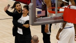 Fan Arrested & Banned For Life From NBA Arenas For Running Onto Court To Take Selfie With Victor Wembanyama