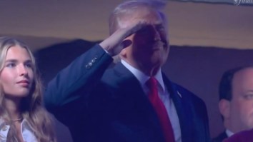 President Trump Smiles While Getting Booed During National Anthem At MSG During Game 3 Of NBA Finals