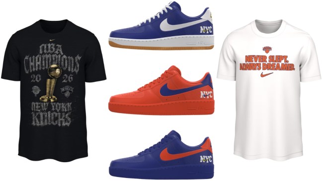 New York Knicks NBA Finals Nike gear