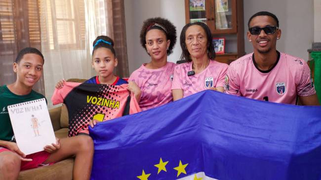 Mother and family of Cape Verde goalkeeper Vozinha
