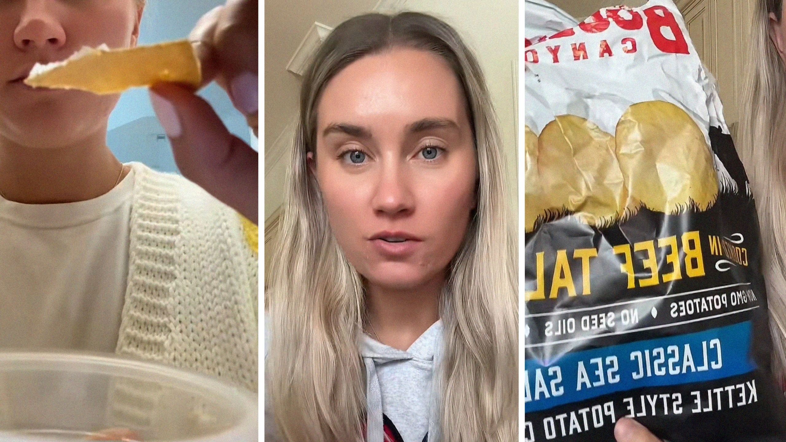Woman Opens A Bag Of Chips. Then She Dips It In Something Shocking. Now people Want Her To See A Doctor Immediately Woman Opens A Bag Of Chips. Then She Dips It In Something Shocking. Now people Want Her To See A Doctor Immediately