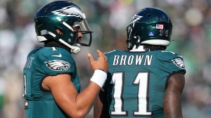 aj brown jalen hurts