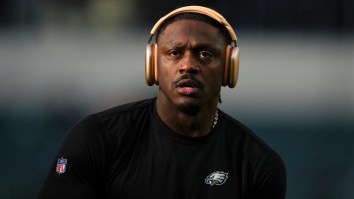 AJ Brown Dragged For Cringeworthy Post Featuring AI Photo Of Him As A Kid In A Patriots Jersey And A Diddy Song