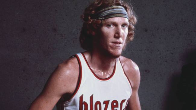 Bill Walton on the Trail Blazers