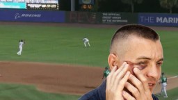 Minor League Baseball Player Shows Off Nasty Shiner From Painful Error That Capped 18-Run Rally