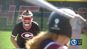 Connecticut high school softball Jenica Matos blind cheshire darien strikeout vivian knott