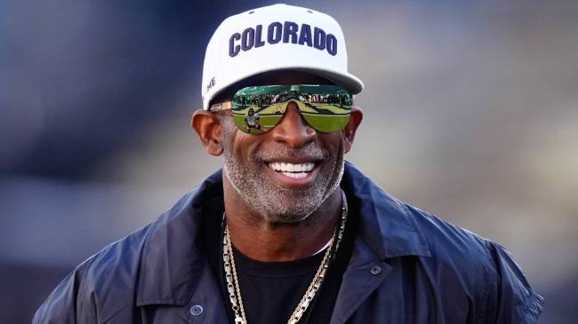 Colorado coach Deion Sanders