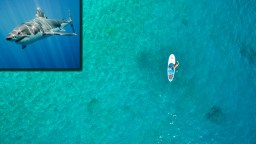 Great White Shark Eerily Stalks Southern California Paddleboarders Who Were Blissfully Unaware