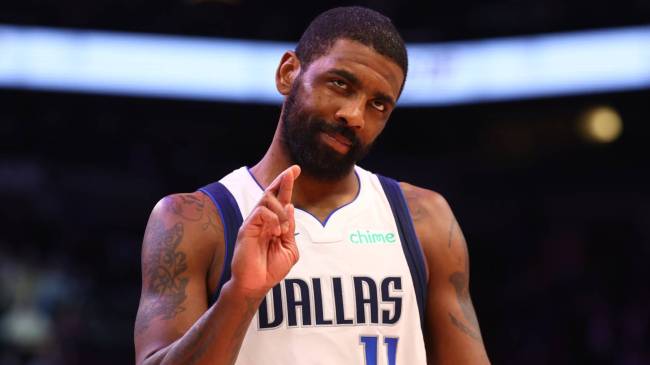 Kyrie Irving on the Mavericks