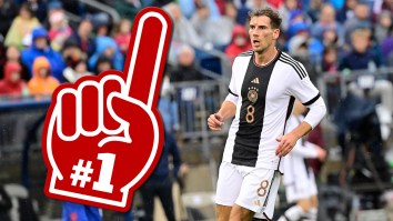 German Soccer Star Leon Goretzka Is Visibly Annoyed By Stalkerish Super Fan Who Followed Him To World Cup