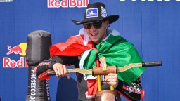 Italian Motorcycle Racer Thrown Out Of His Next Race For Slapping Marshall In The Face During Unruly Crash Out