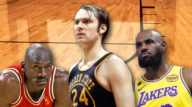 Michael Jordan, Rick Barry, and LeBron James
