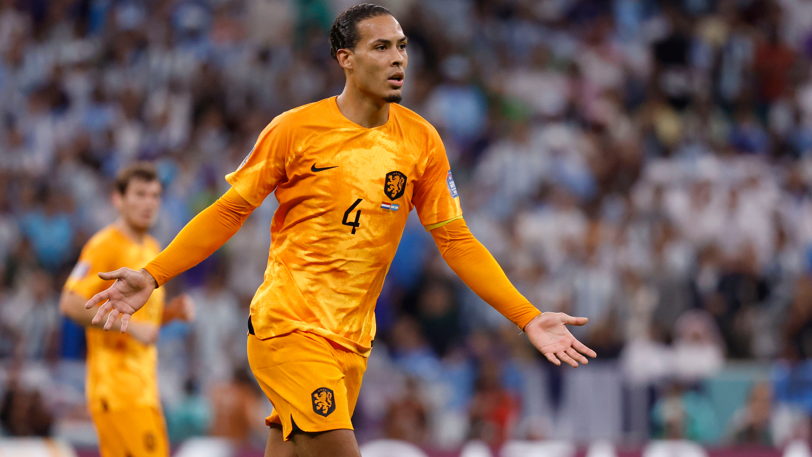 Netherlands World Cup team captain Virgil Van Dijk