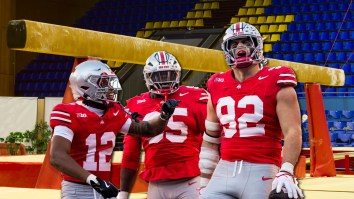 Ohio State Football Players Get Humbled By Women’s Gymnastics Team During Potential Injury Scare