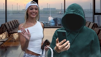 Olivia Dunne’s Sister Blocks Airport Stalkers From Entering Women’s Bathroom In Search Of Autograph