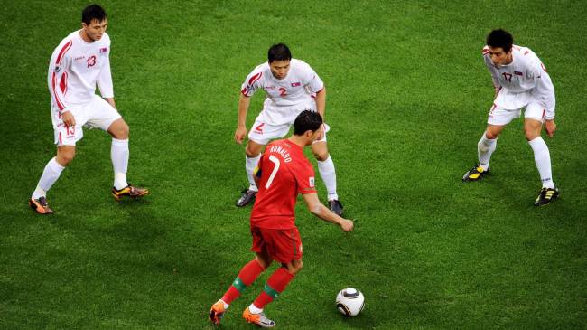 Portugal vs North Korea at 2010 World Cup