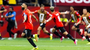 mo salah and egypt celebrating