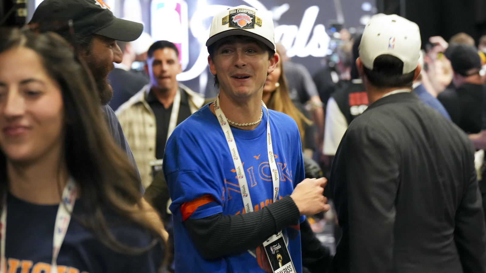 timothee chalamet knicks