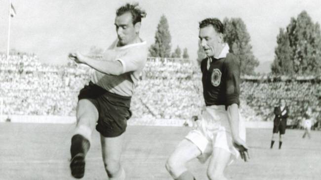 Uruguay vs Scotland at 1954 World Cup