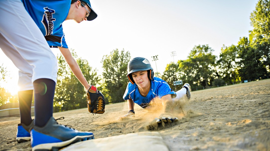Virginia youth baseball cal ripken babe ruth hurdle jump tag base runner rules controversy